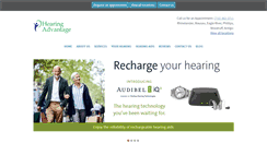 Desktop Screenshot of hearingadvantagellc.com